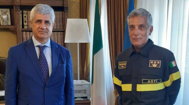 nuovo comandante vigili del fuoco calvelli in prefettura