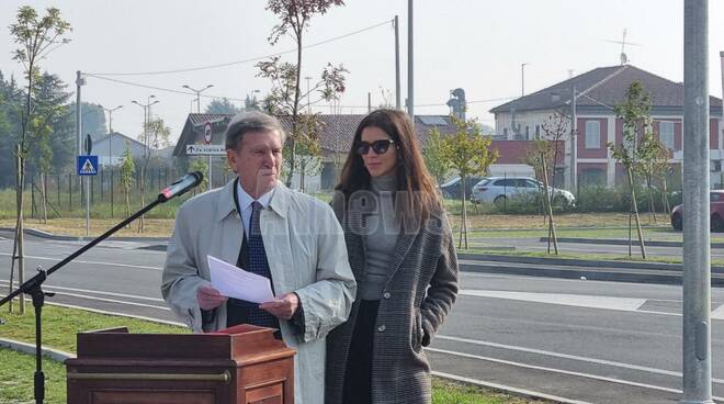 Cerimonia di intitolazione ufficiale della via a Pierina Campanella, co-fondatrice della Fratelli Saclà SpA