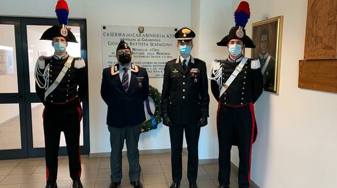 Comando Provinciale Carabinieri di Asti. Commemorazione dei defunti. 