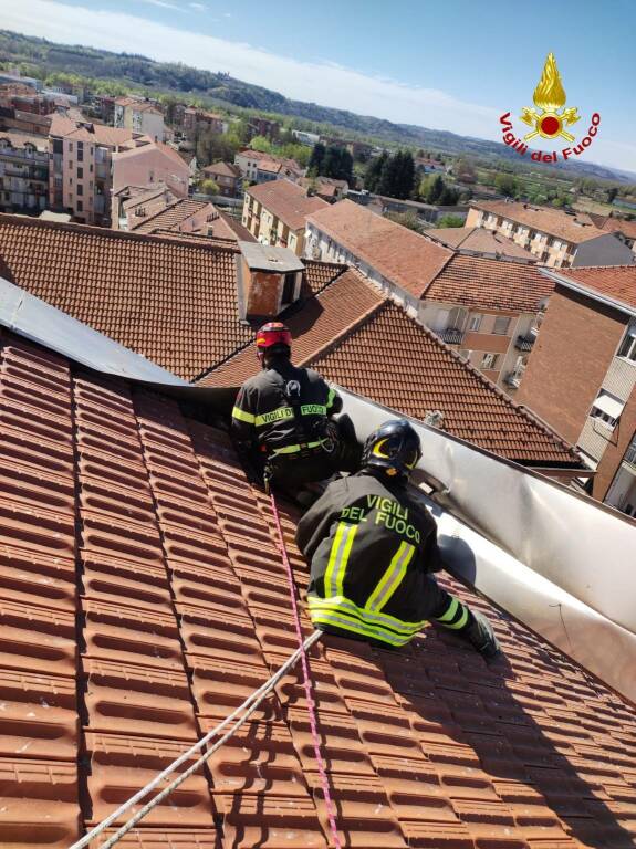 Interventi vigili del fuoco vento 08042022