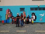 Gabiano, inaugurato il murales di Hector Mono Carrasco e degli allievi della primaria e dell\'infanzia