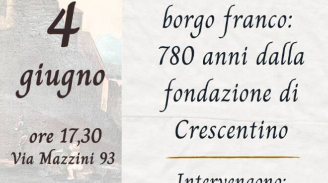 Crescentino, una mostra per i 780 anni della fondazione del borgo franco