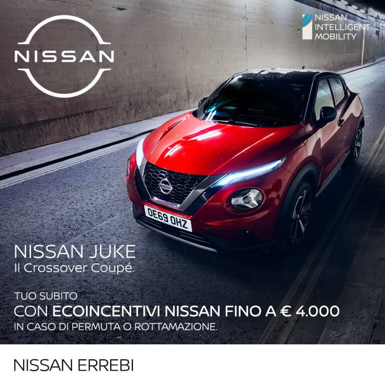 Nissan JUKE Hybrid da oggi il via agli ordini 