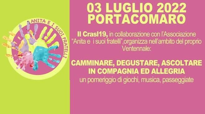 Camminare, degustare, ascoltare in compagnia e allegria