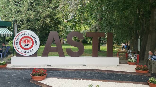 Scritta Asti sign