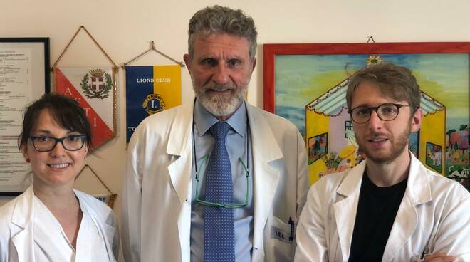 i medici del Centro Cefalee: la dottoressa Annalisa Gai, il dottor Marco Aguggia, il dottor Davide Bertuzzo