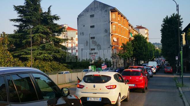 Traffico cavalcavia Giolitti chiusura viabilità