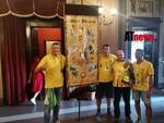 Festeggiamenti del Borgo San Lazzaro per la vittoria del Palio 2022 quirico gingillo biamino