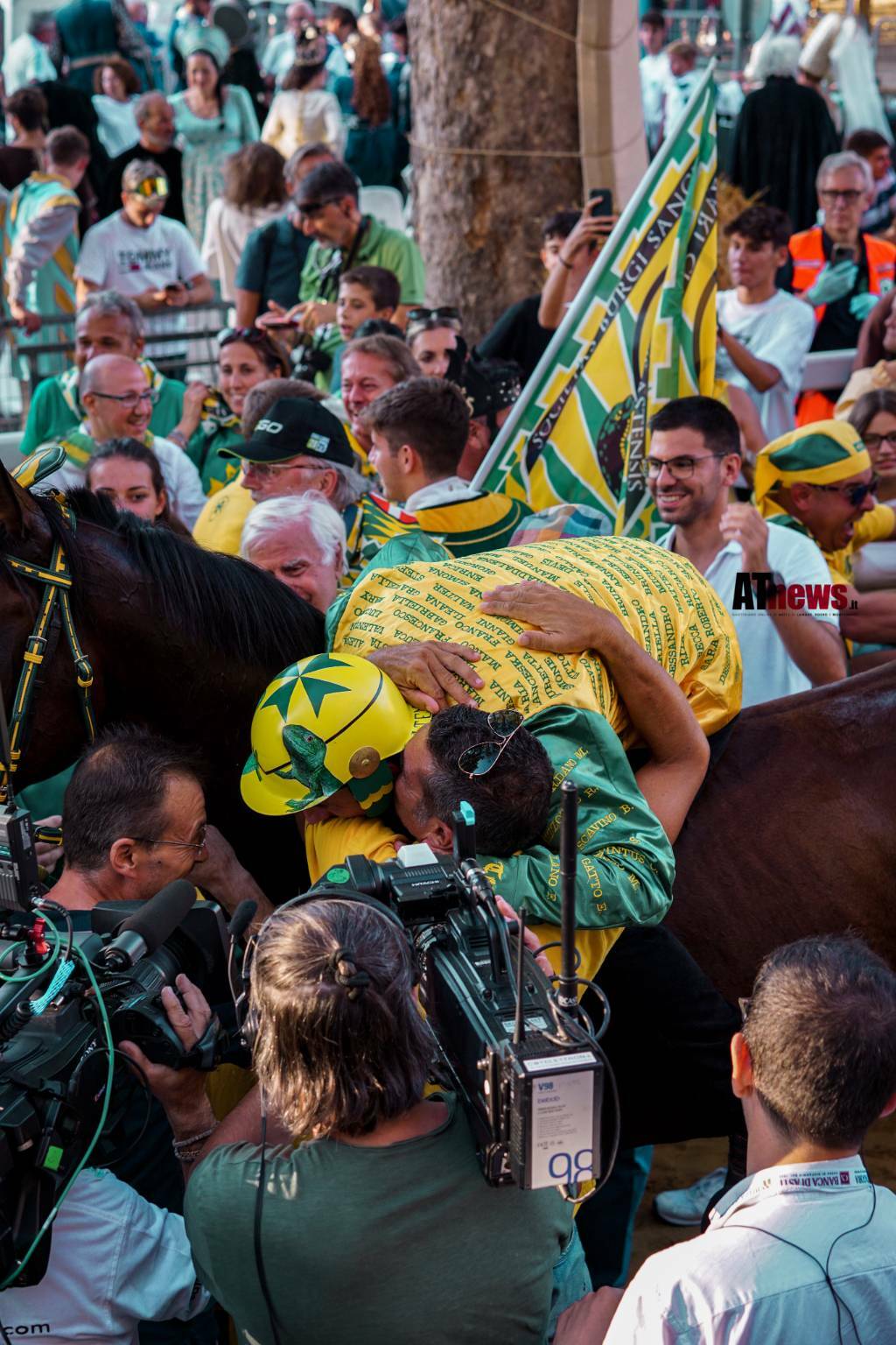 I volti del Palio 2022 zedde vittoria