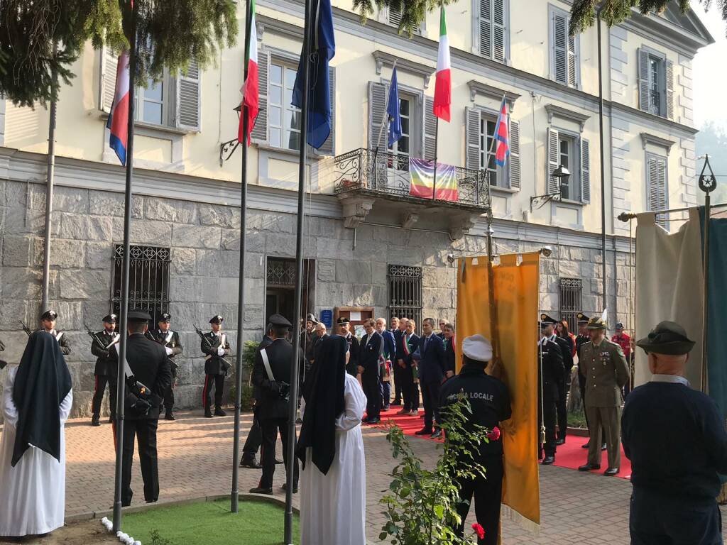 Nutrita partecipazione alla cerimonia di commemorazione del carabiniere Scapaccino a Incisa