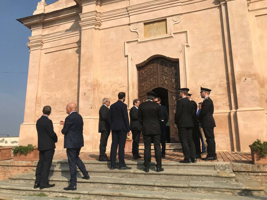 Nutrita partecipazione alla cerimonia di commemorazione del carabiniere Scapaccino a Incisa