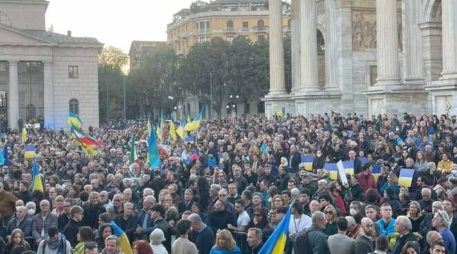 azione asti manifestazione slava ukraini milano