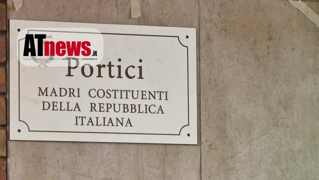 inaugurazione  portici madri Costituenti 