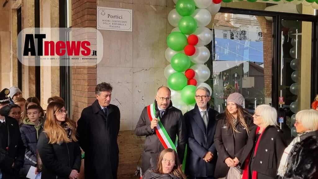 inaugurazione  portici madri Costituenti 