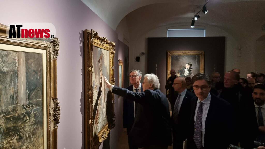 inaugurazione mostra boldini sgarbi