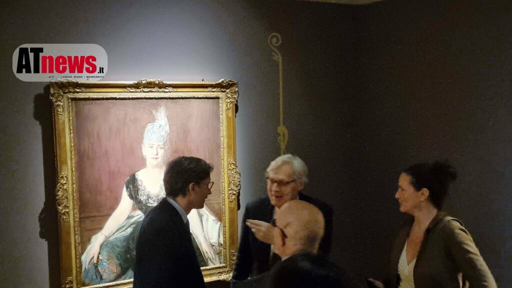 inaugurazione mostra boldini sgarbi