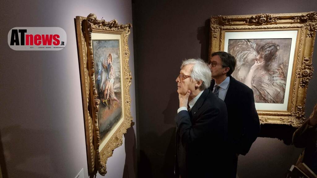 inaugurazione mostra boldini sgarbi