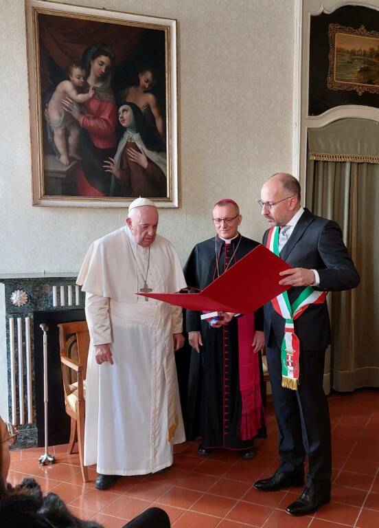 papa francesco cittadinanza onoraria
