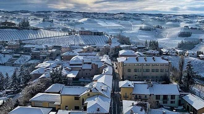 barbaresco paesaggio neve