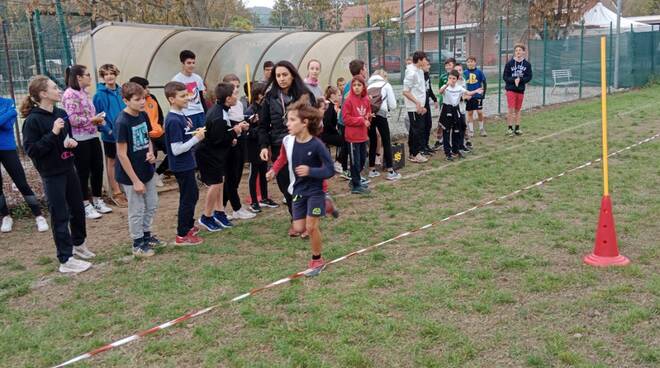 Cerrina, la prima fase della corsa campestre