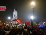 Festeggiamenti comunità marocchina asti per la conquista della semifinale 