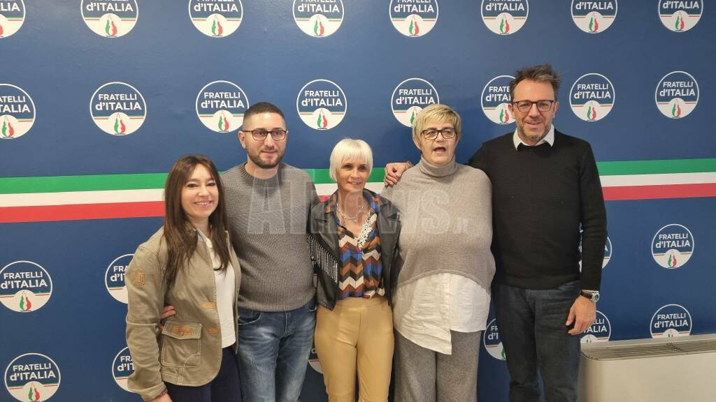 conferenza stampa post raccolta doni natale Fratelli d'Italia Asti