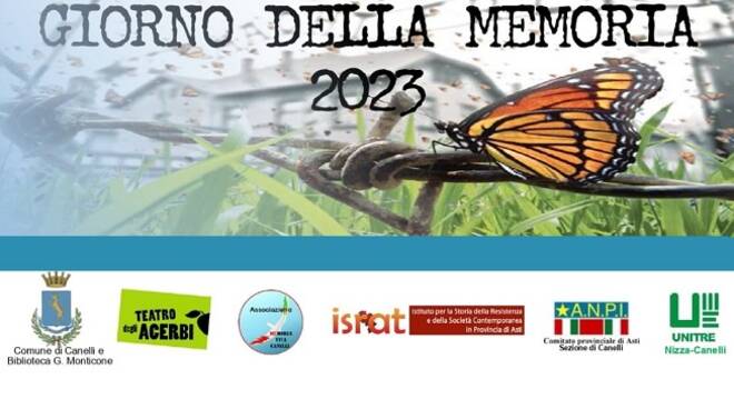 giorno della memoria 2023 canelli locandina