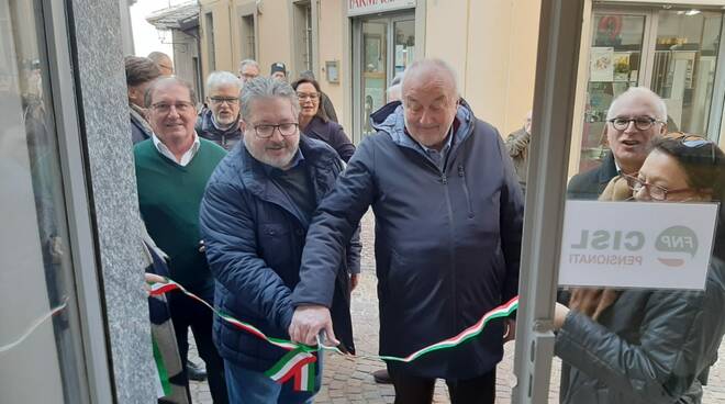 INAUGURATA LA NUOVA SEDE FNP CISL DI MONCALVO