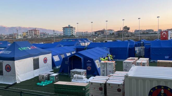 Ospedale campo regione Piemonte Antiochia 