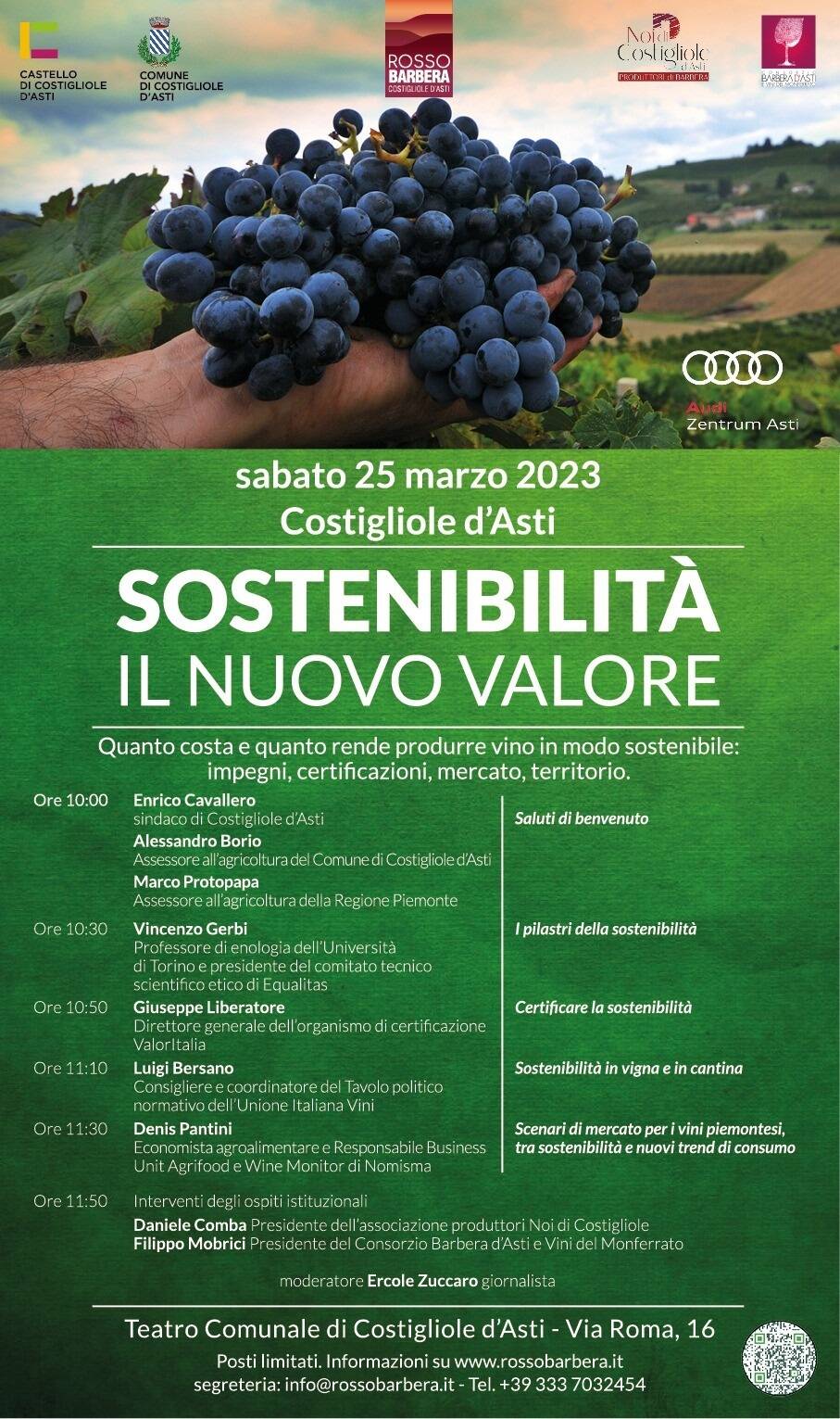 convegno vino sostenibilità costigliole