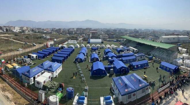 ospedale da campo donato alla turchia