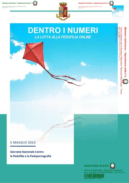 Giornata Nazionale Contro la Pedofilia e la Pedopornografia dati polizia