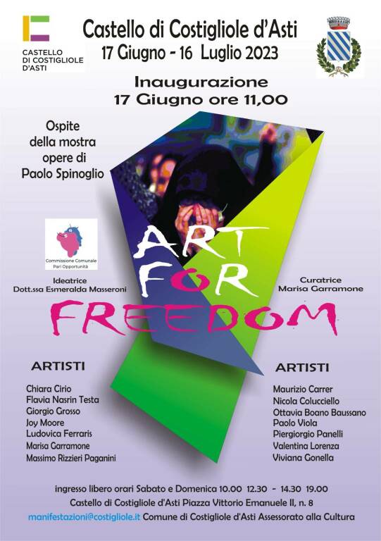 Art For Freedom  a Costigliole AT