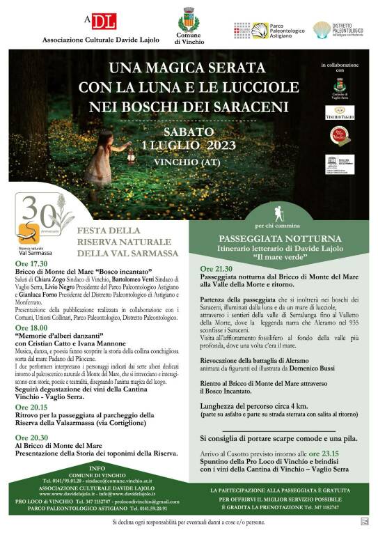 eventi luglio vinchio