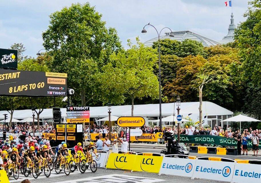 cirio e lorusso a parigi per tour de france