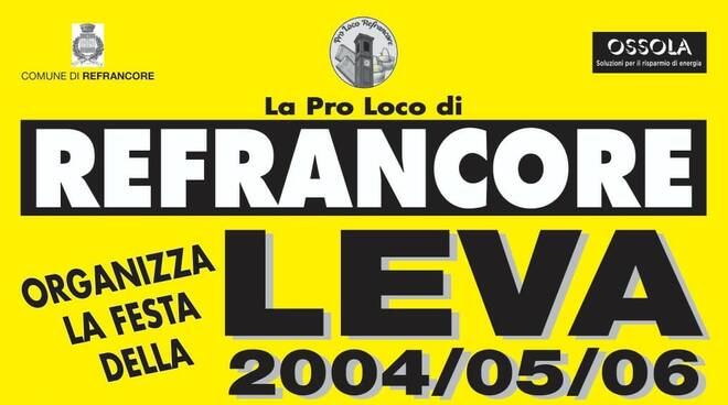 festa di leva refrancore