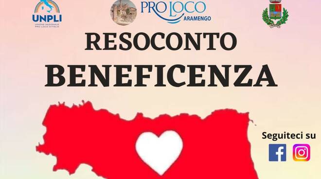 donazione aramengo proloco di Roncofreddo