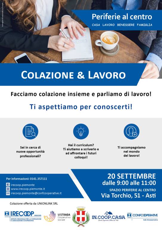 colazione lavoro settembre 2023