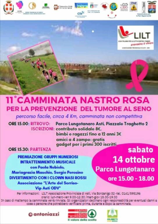 Parte la Campagna Nastro Rosa LILT di Asti 