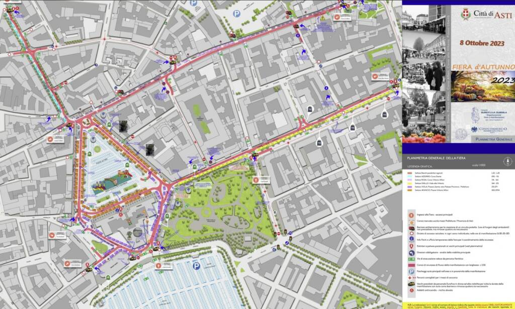 mappa fiera d'autunno 2023