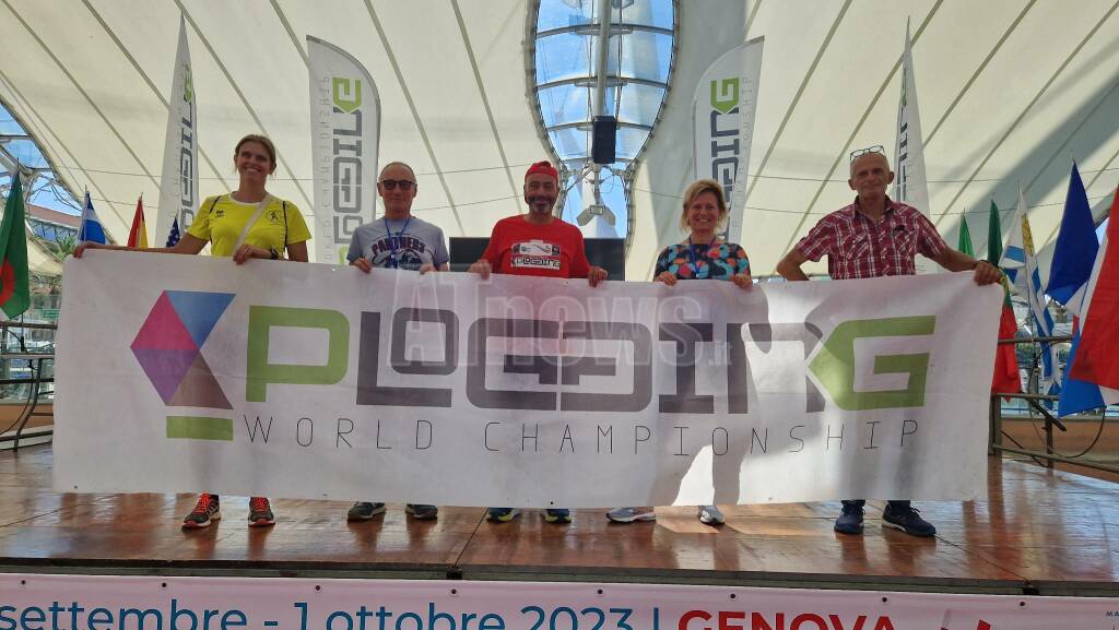 World plogging championship Genova 