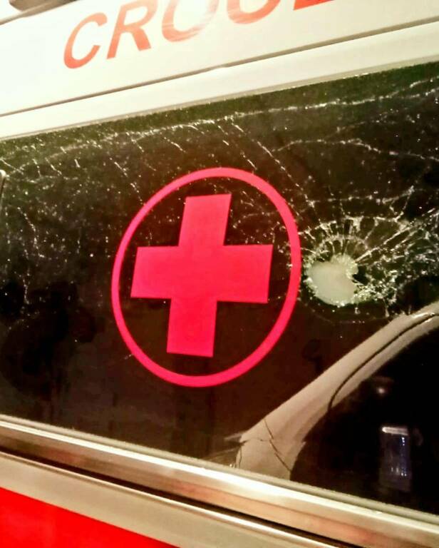 ambulanza danneggiata moncalvo