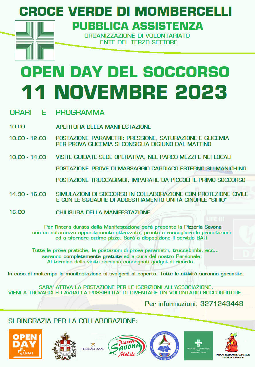 open day croce verde 2023