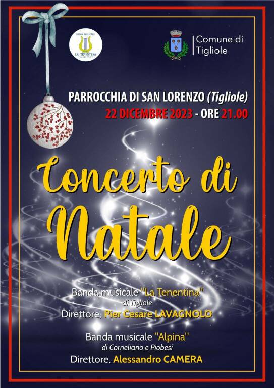 Concerto di Natale a Tigliole 2023