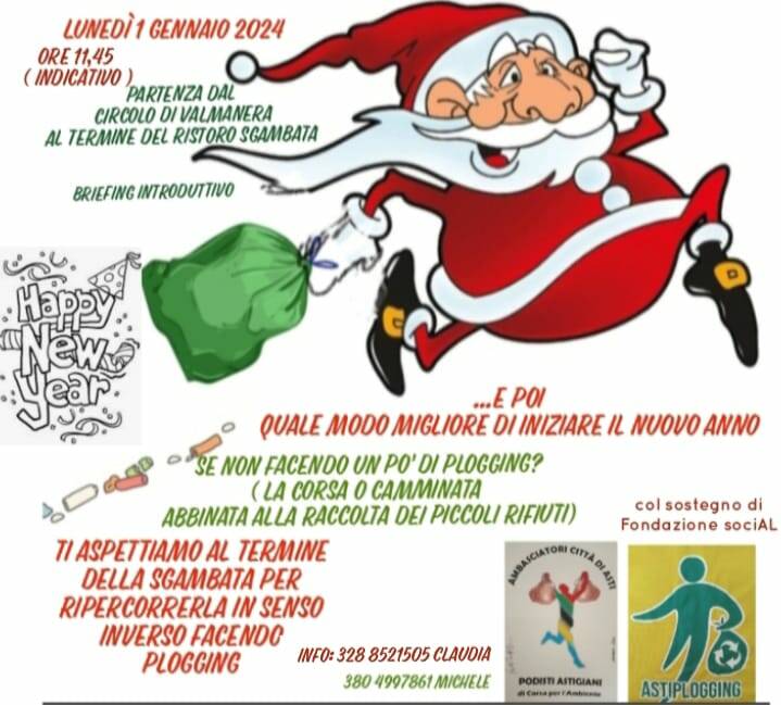 Sgambata di Capodanno e sgambata plogging