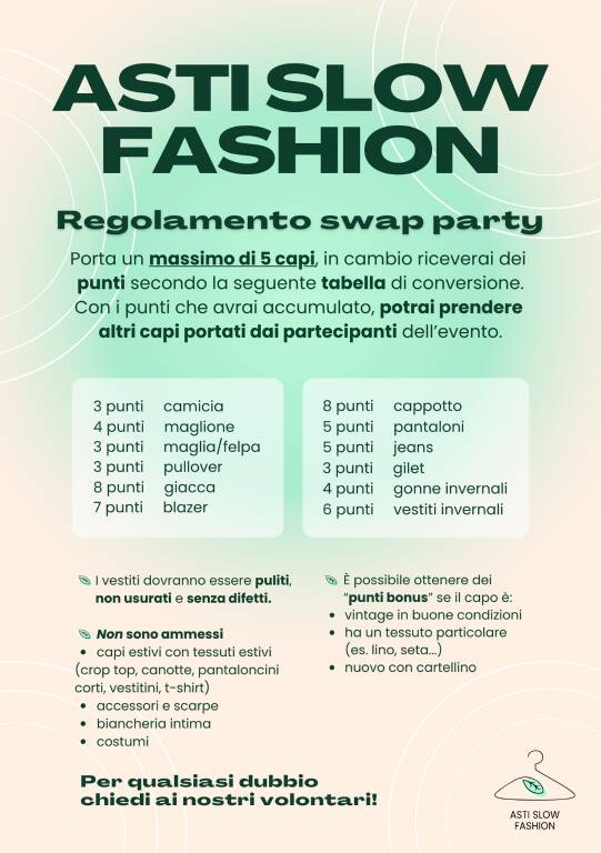Asti Slow Fashion swap party 21012024