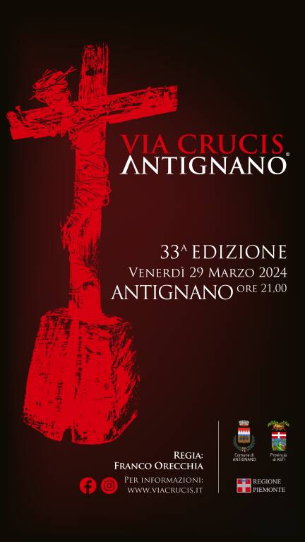 locandina via crucis antignano