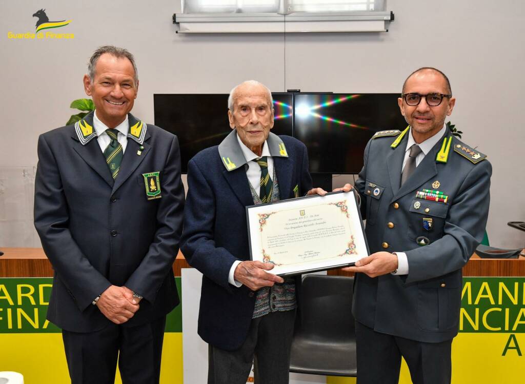 gdf asti Riccardo Assandri 95 compleanno 