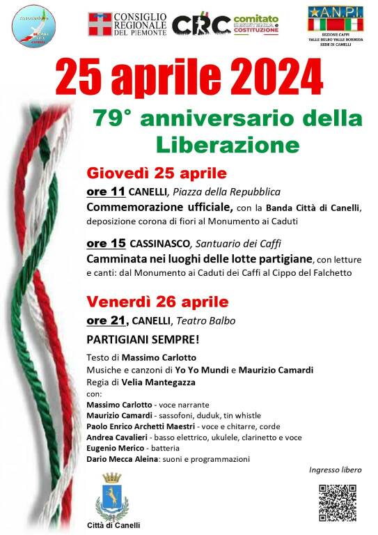 festa liberazione 2024 canelli