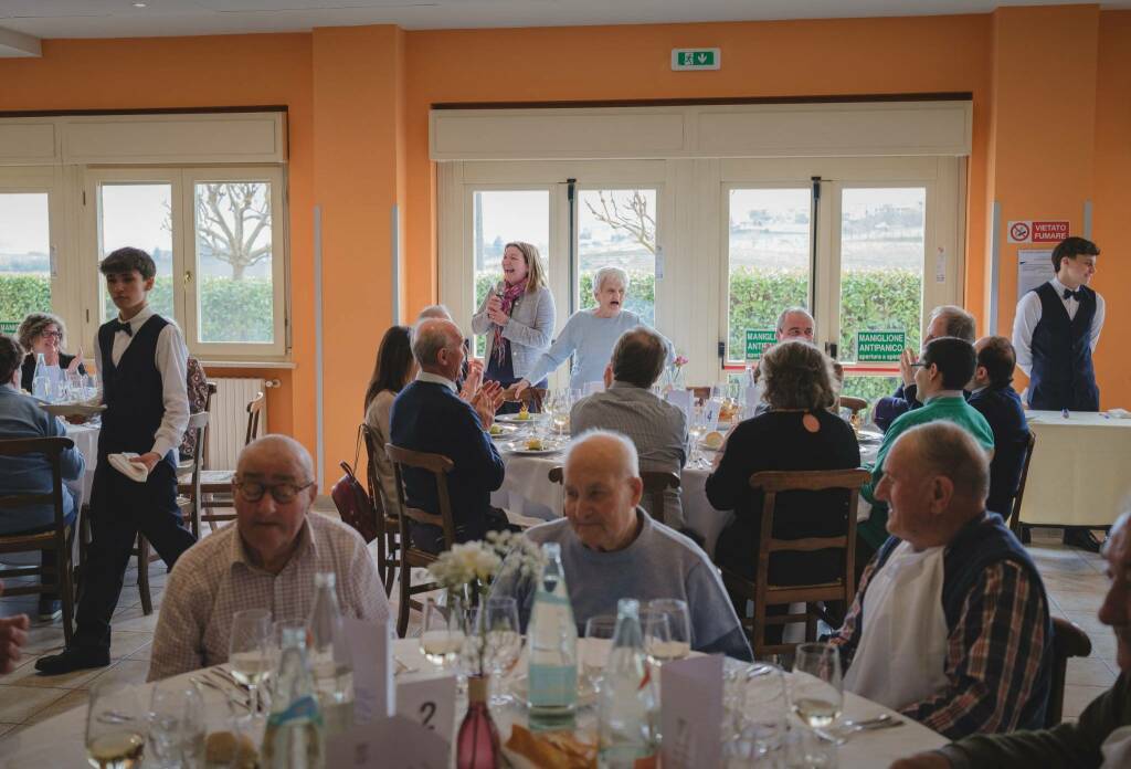 Pranzo conviviale per la Casa di riposo di Canelli alla Scuola Alberghiera di Agliano Terme